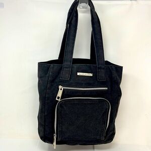 Marc Jacobs 1990’s Black Denim Cotton Shoulder Tote Bag